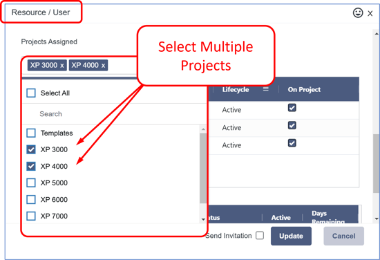 Jan 2025 - Assign a resource to Multiple Projects - 01