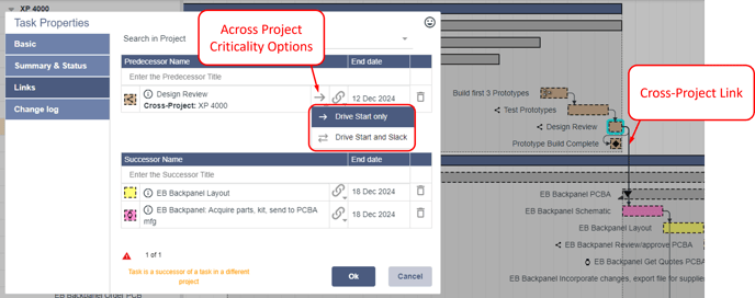 Oct 2024 - Criticality across projects - 1 - Options