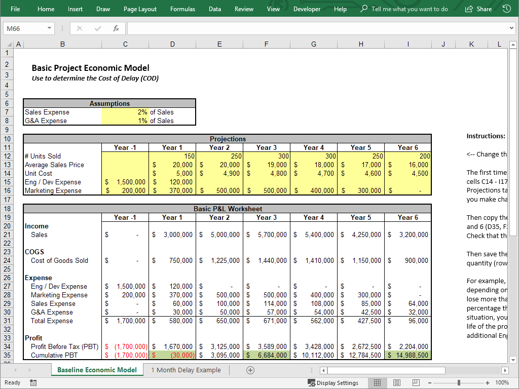 Cost of Delay: How to Calculate It - Free Excel spreadsheet